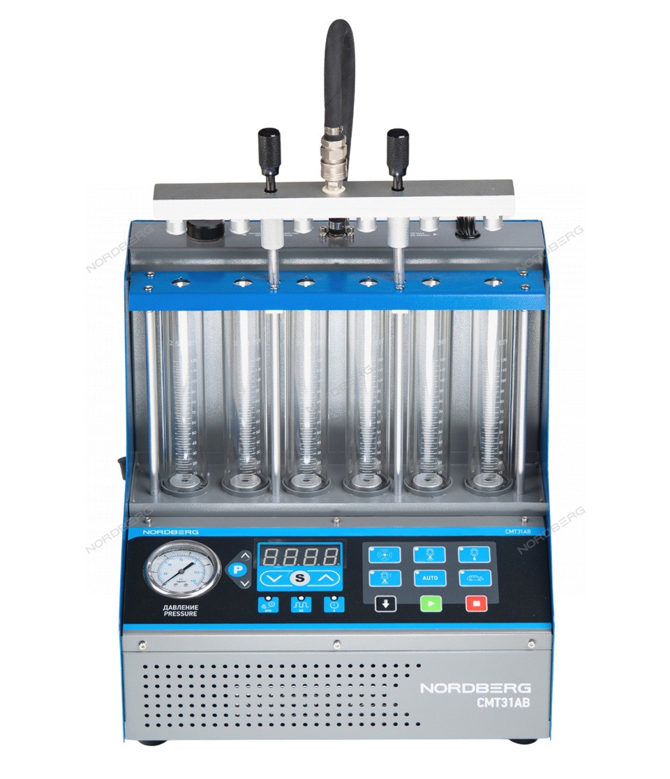 Установка для тестирования и ультразвуковой очистки форсунок до 6 штук Установка для тестирования и ультразвуковой очистки форсунок до 6 штук