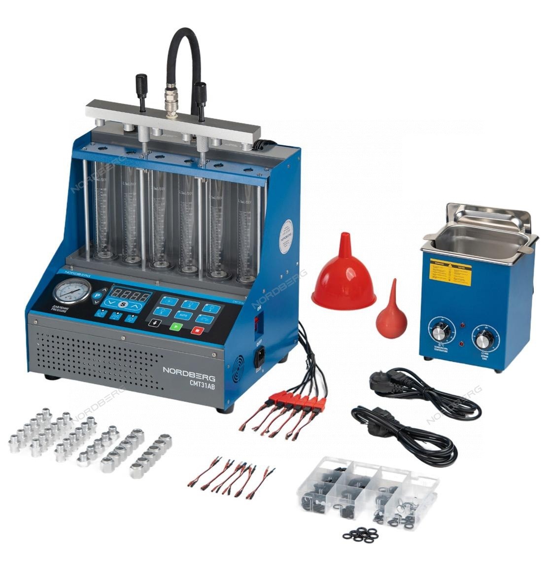 Установка для тестирования и ультразвуковой очистки форсунок до 6 штук Установка для тестирования и ультразвуковой очистки форсунок до 6 штук