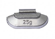 Балансировочный грузик, набивной для стальных дисков 25 гр (уп. 100 шт)