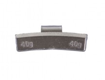 Балансировочный грузик, набивной для литых дисков 40 гр (уп. 50 шт)
