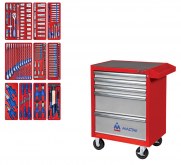 Набор инструментов "СТАНДАРТ" в тележке, 192 предмета МАСТАК